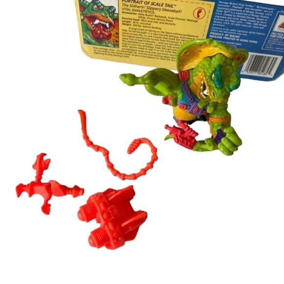 Scale Tail TMNT Snake Action Figure Playmates Teenage Mutant Ninja Turtles 90s - Picture 10 of 11